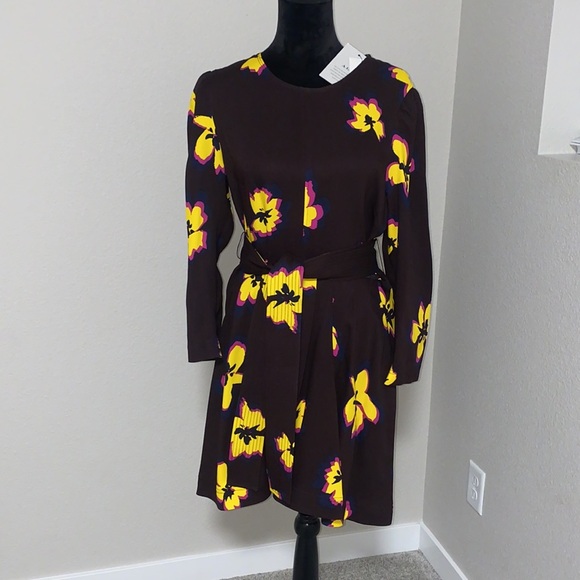 A.L.C
Stella Floral Silk 3/4-sleeve Short Dress - Picture 8 of 11